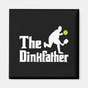 Aimant Le dinkfather - joueur de pickleball drôle paddleb