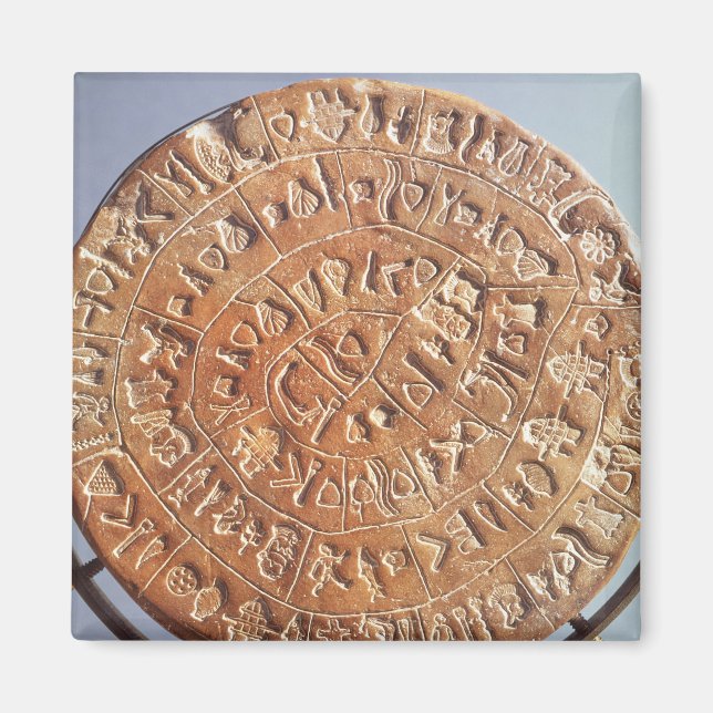 Aimant Le disque Phaistos, avec une signification inconnu (Devant)