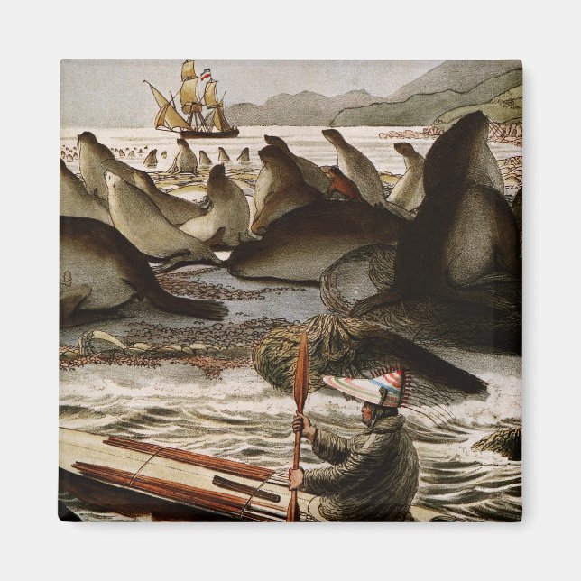 Aimant Le dragon américain en expédition, George Catlin (Devant)