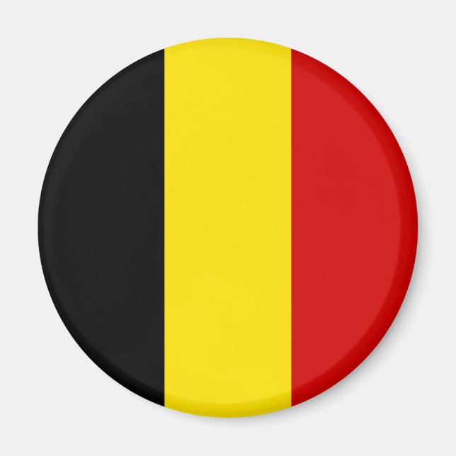 Aimant Le drapeau de la Belgique (Devant)