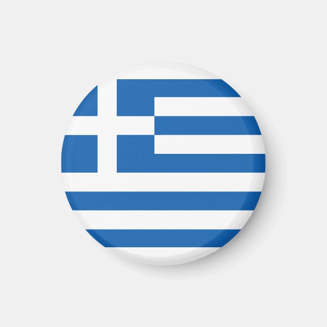 Aimant Le drapeau de la Grèce  (Devant)