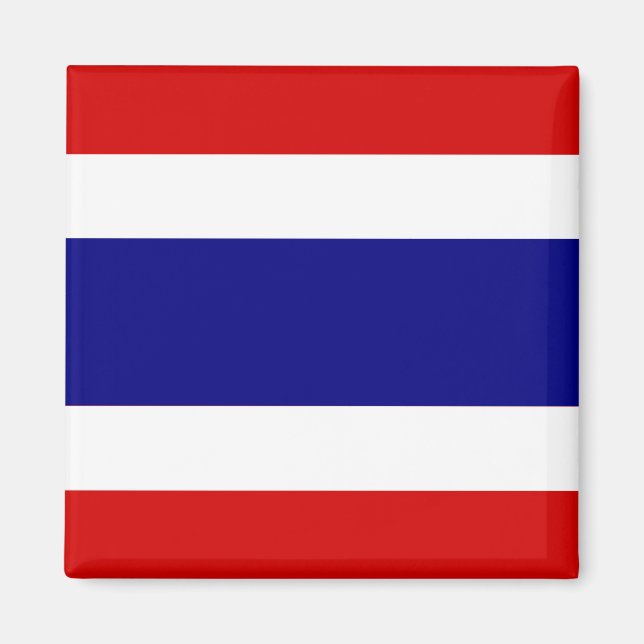 Aimant Le drapeau de la Thaïlande (Devant)