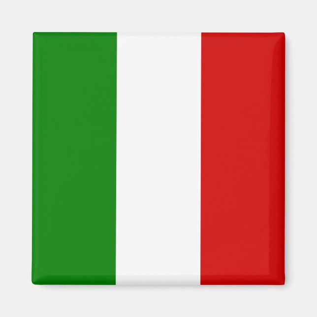Aimant Le drapeau italien (Devant)