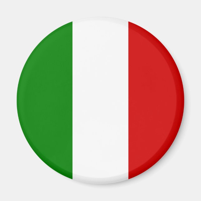 Aimant Le drapeau italien (Devant)