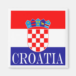 Aimant Le drapeau national de la Croatie Zastava Hrvatske