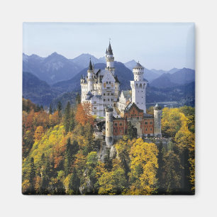 Aimant Le fantaisiste Neuschwanstein est l'un des trois