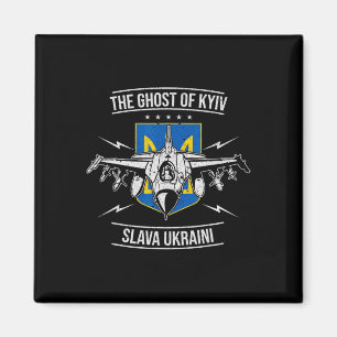 Aimant Le Fantôme de Kyiv Soutien Ukraine T-Shirt #nowar