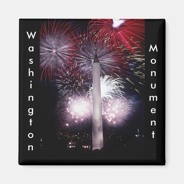 Aimant Le feu d'artifice du monument de Washington (Devant)