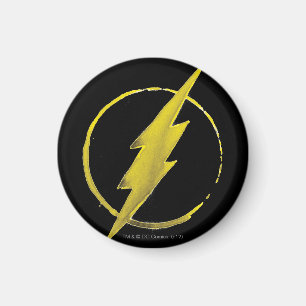 Aimant Le Flash   Emblème de la poitrine jaune