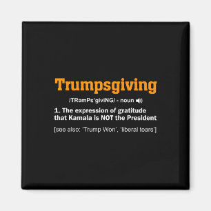 Aimant Le gagnant de Trump Thanksgiving, Funny Turkey Day