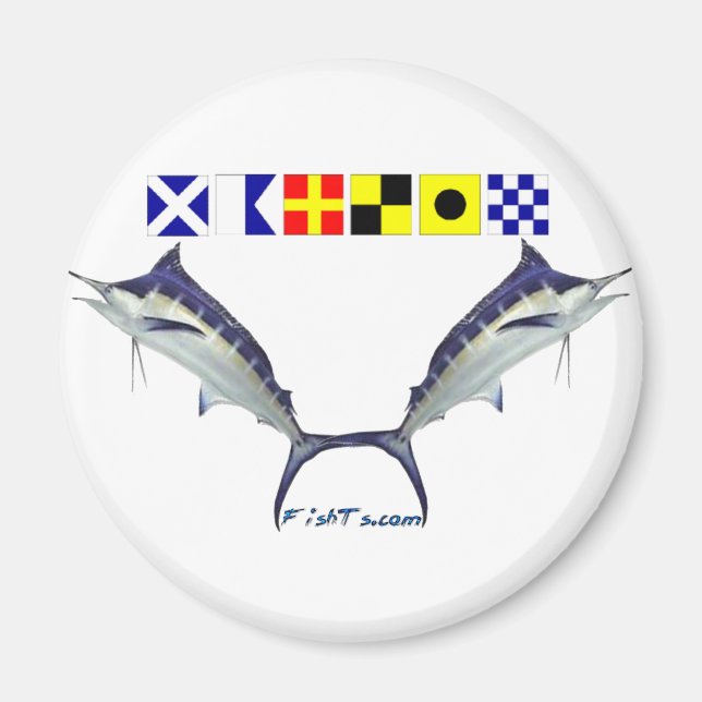 Aimant Le Gamefish de saut de marlin géant (Devant)