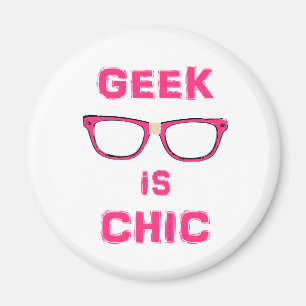 Aimant Le geek est chic