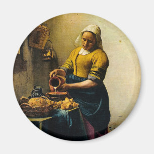 Aimant Le grand serviteur de Vermeer pourrissant du lait 