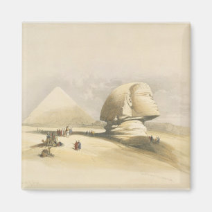 Aimant Le Grand Sphinx et les Pyramides de Gizeh, de "E