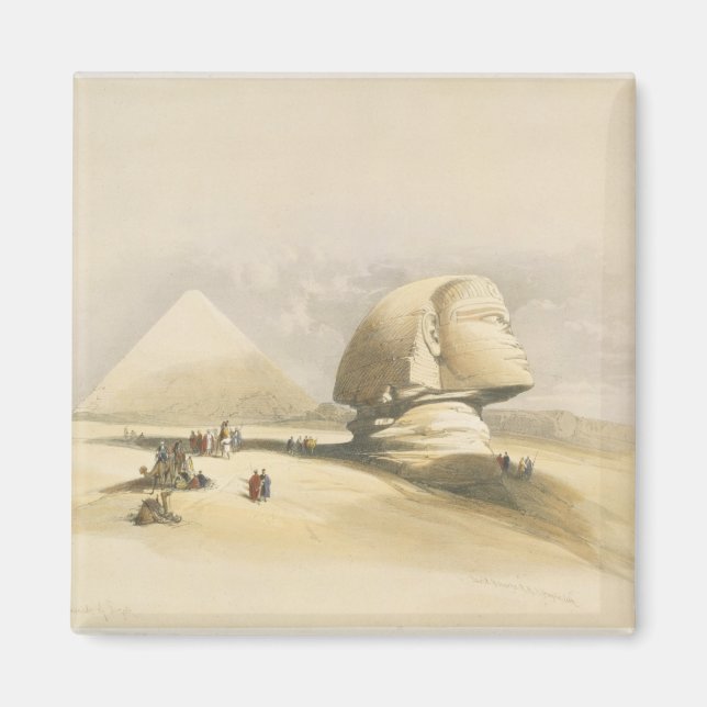 Aimant Le Grand Sphinx et les Pyramides de Gizeh, de "E (Devant)