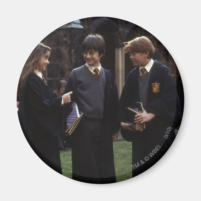 Aimant Le groupe en dehors de Hogwarts (Devant)