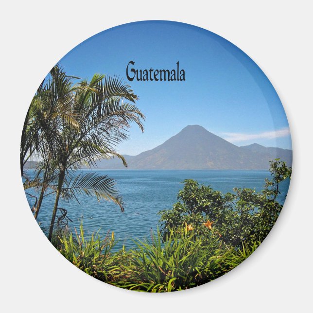 Aimant Le Guatemala, le magnifique paysage naturel (Devant)