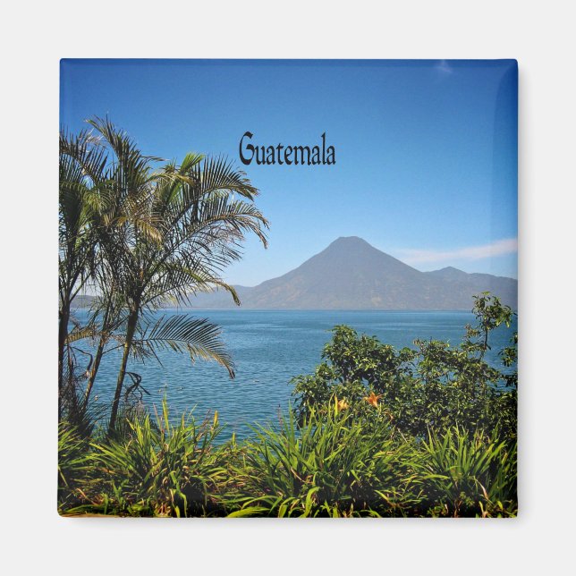 Aimant Le Guatemala, le magnifique paysage naturel (Devant)