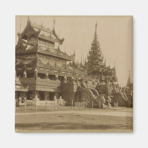Aimant Le Hman Kyaung ou le monastère en verre, Birmanie