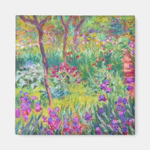 Aimant Le jardin d'iris au cool de Giverny Claude Monet,