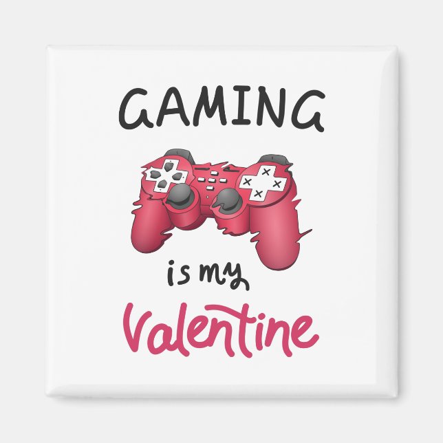Aimant Le jeu est mon Valentin (Devant)