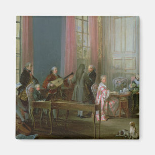 Aimant Le jeune Mozart au clavicorde