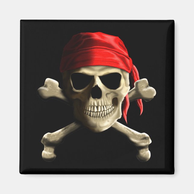 Aimant Le Jolly roger (Devant)