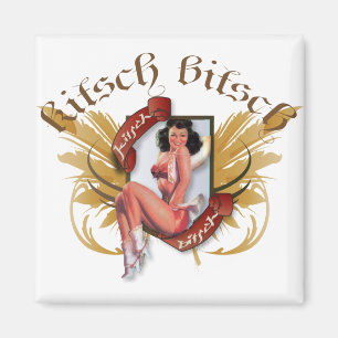 Aimant Le Kitsch Bitsch : Kowgirl Kitsch Tattoo Pin-Up