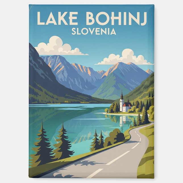 Aimant Le lac Bohinj Slovénie (Recto)