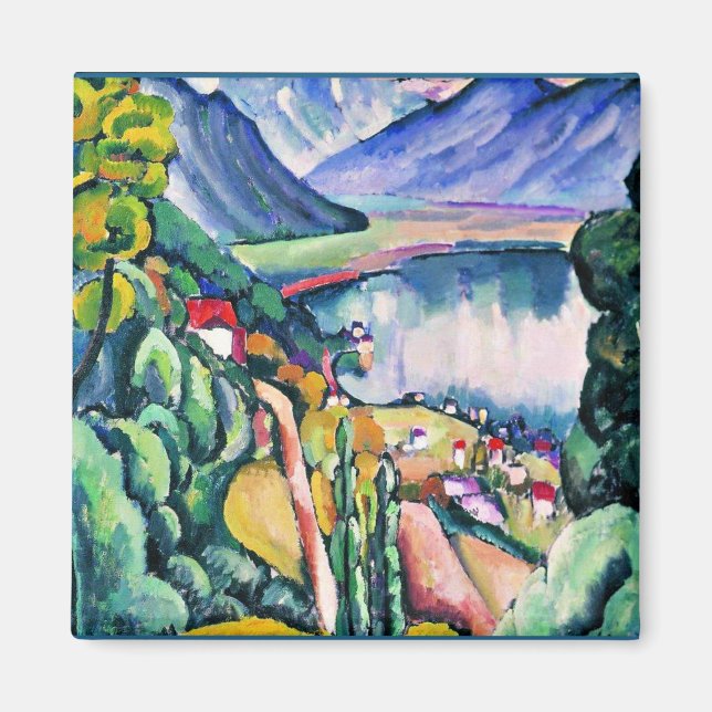 Aimant Le lac Léman par l'artiste Ilya Mashkov (Devant)