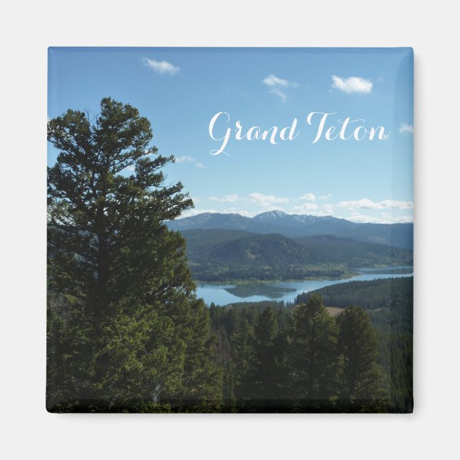 Aimant Le lac Two Ocean du parc national de Grand Teton (Devant)