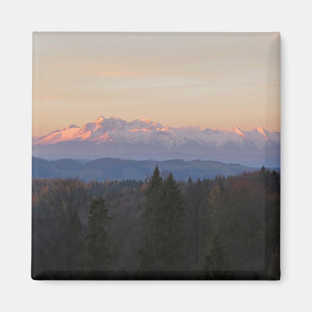 Aimant Le lever du soleil des Tatras (Devant)