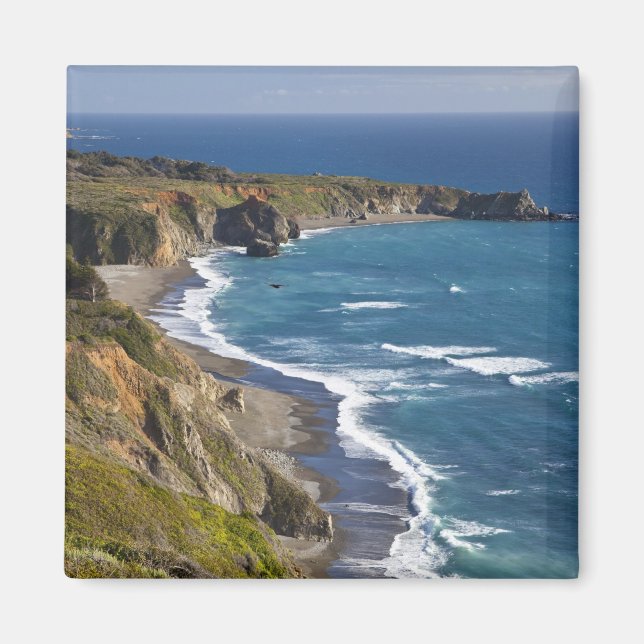 Aimant Le littoral du Big Sur en Californie, États-Unis (Devant)