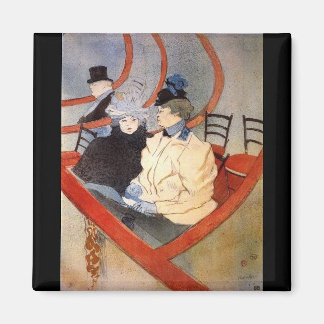 Aimant Le loge 2 de Toulouse-Lautrec (Devant)