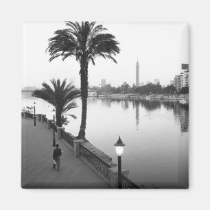 Aimant Le long du Nil, le Caire égyptien