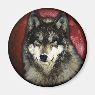 Aimant Le loup calme