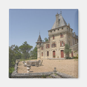 Aimant Le magnifique Château de Pressac et son jardin