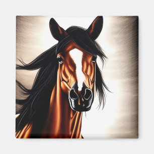 Aimant Le Majestic Mustang - L'Esprit De Liberté