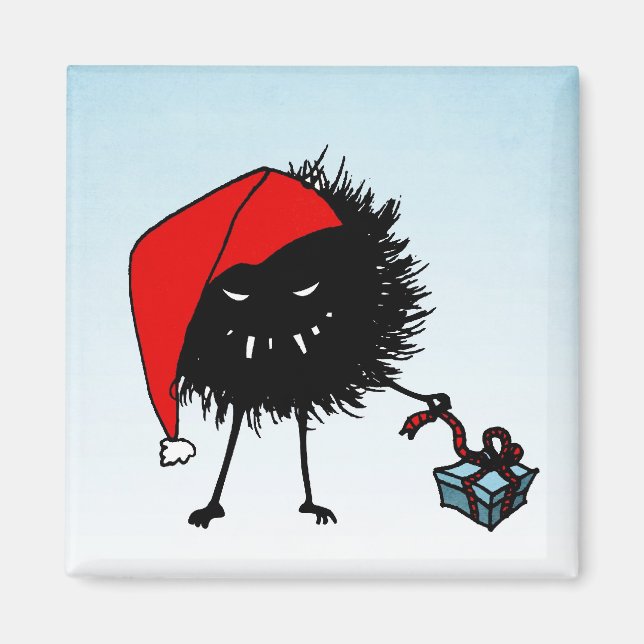 Aimant Le mal Noël bug ouverture présent (Devant)