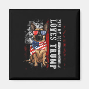 Aimant Le Malinois Belge Même Mon Chien Aime Trump Funny