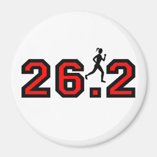 Aimant le marathon des femmes 26,2