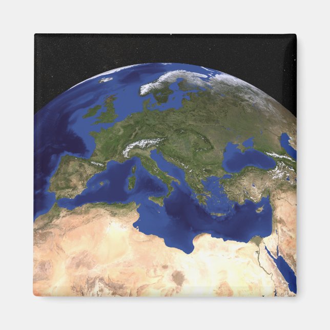 Aimant Le marbre bleu Nouvelle génération Terre 7 (Devant)