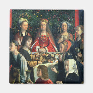 Aimant Le mariage chez Cana, détail de la jeune mariée