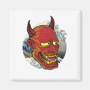 Aimant Le masque japonais Hannya