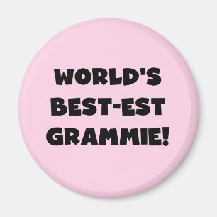 Aimant Le Meilleur-est cadeaux noirs ou blancs de Grammie