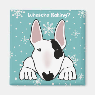 Aimant Le mignon chien veut savoir ce que vous cuisinez