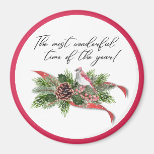 Aimant Le moment le plus merveilleux de l'année Noël 3"