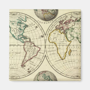 Aimant Le Monde aux frontières continentales