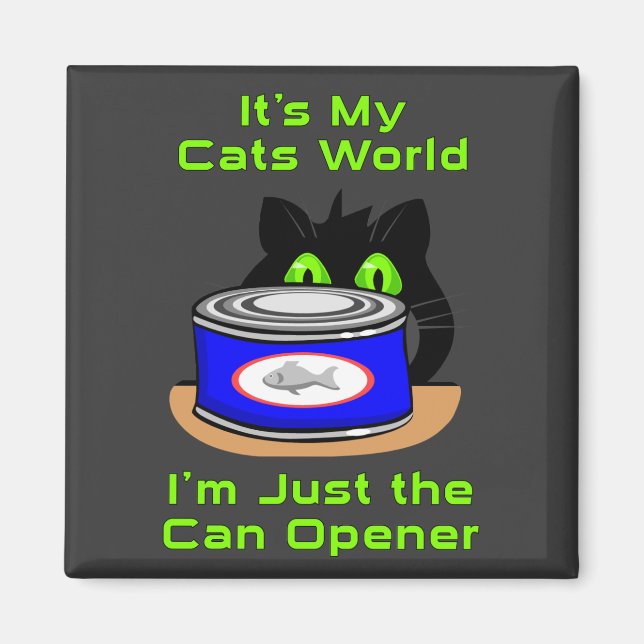 Aimant Le monde des chats (Devant)