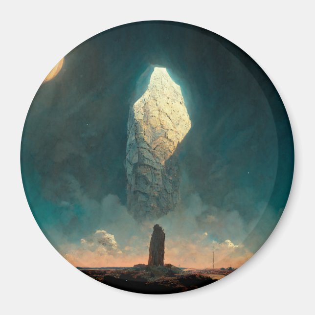 Aimant Le Monolithe 3 Imaginaire Sci-Fi (Devant)